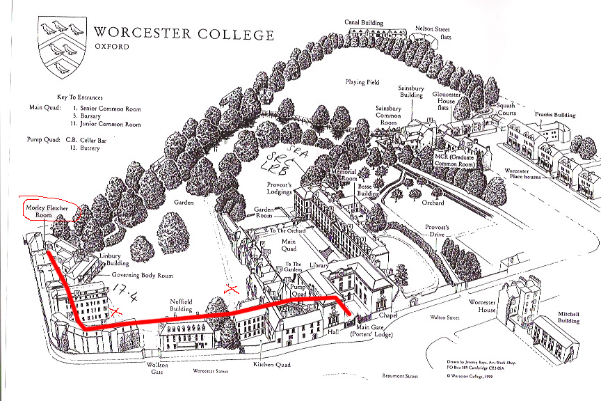 Directions to the Morley-Fletcher Room